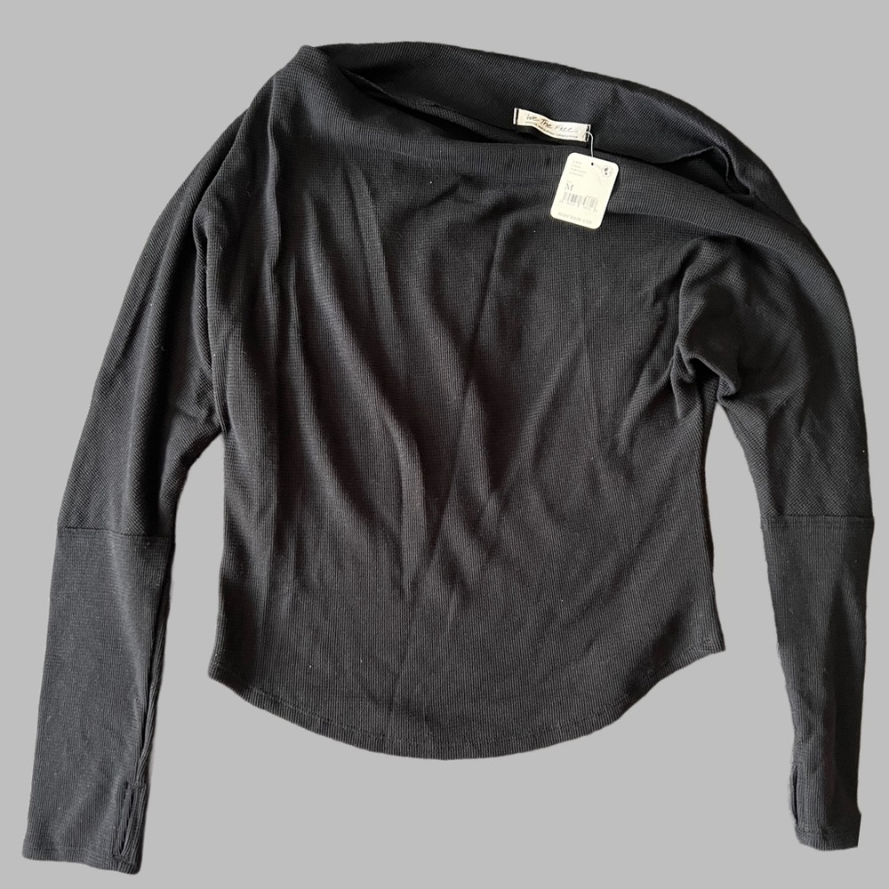 Free People Black Sweater